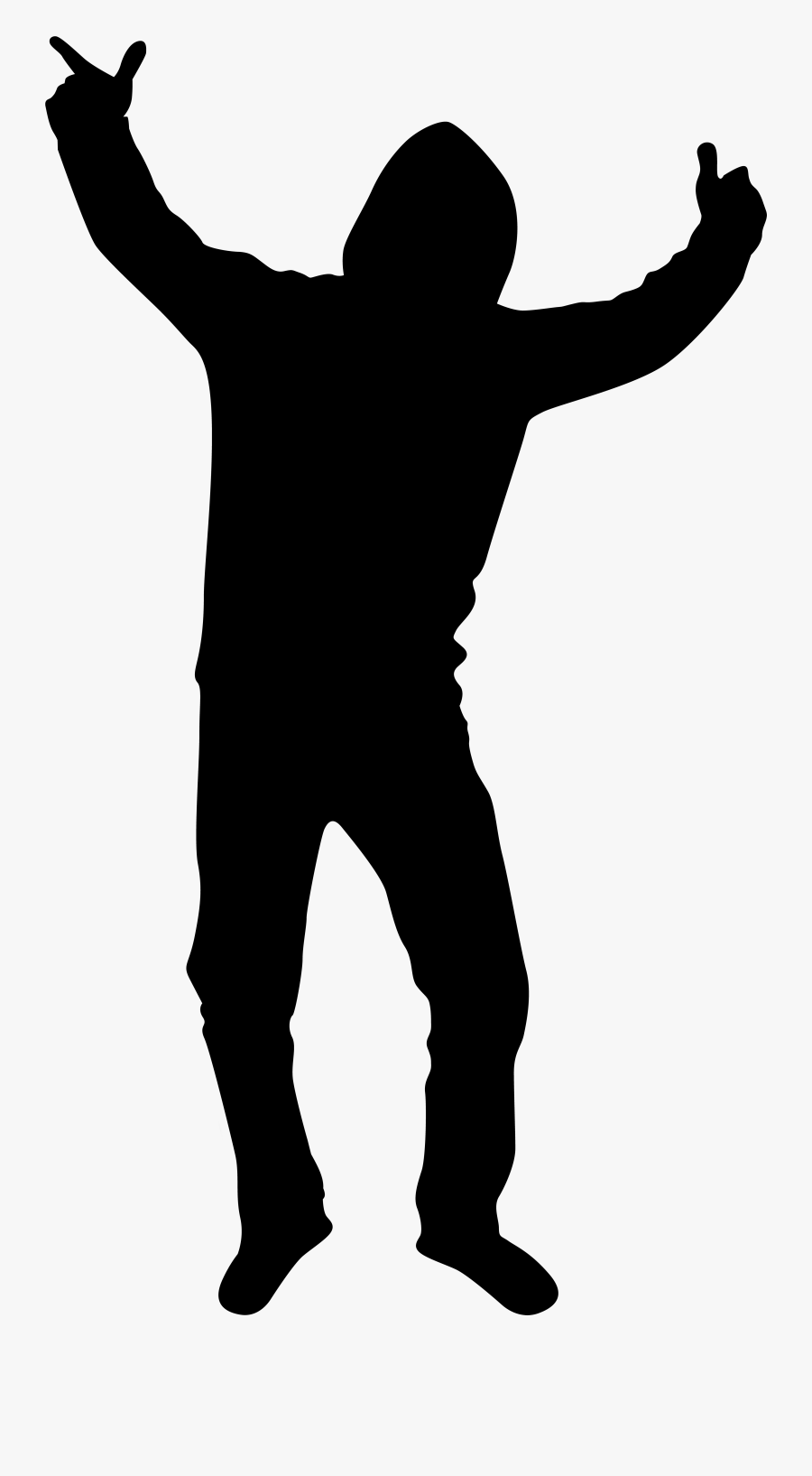 Transparent Dance Clip Art - Boy Silhouette Png, Transparent Clipart
