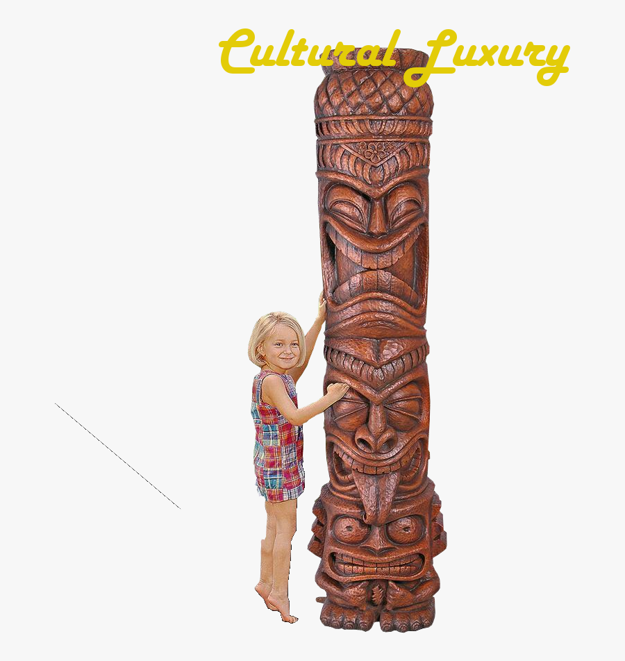 Clip Art Polynesian Totem - Carving, Transparent Clipart