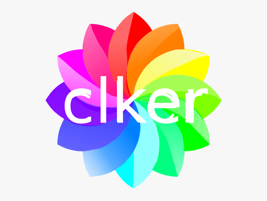 Rainbow Flower Clipart, Transparent Clipart