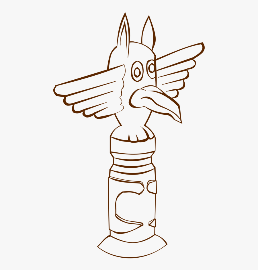 Rpg Map Symbols Totem - Totem Pole Coloring Pages, Transparent Clipart
