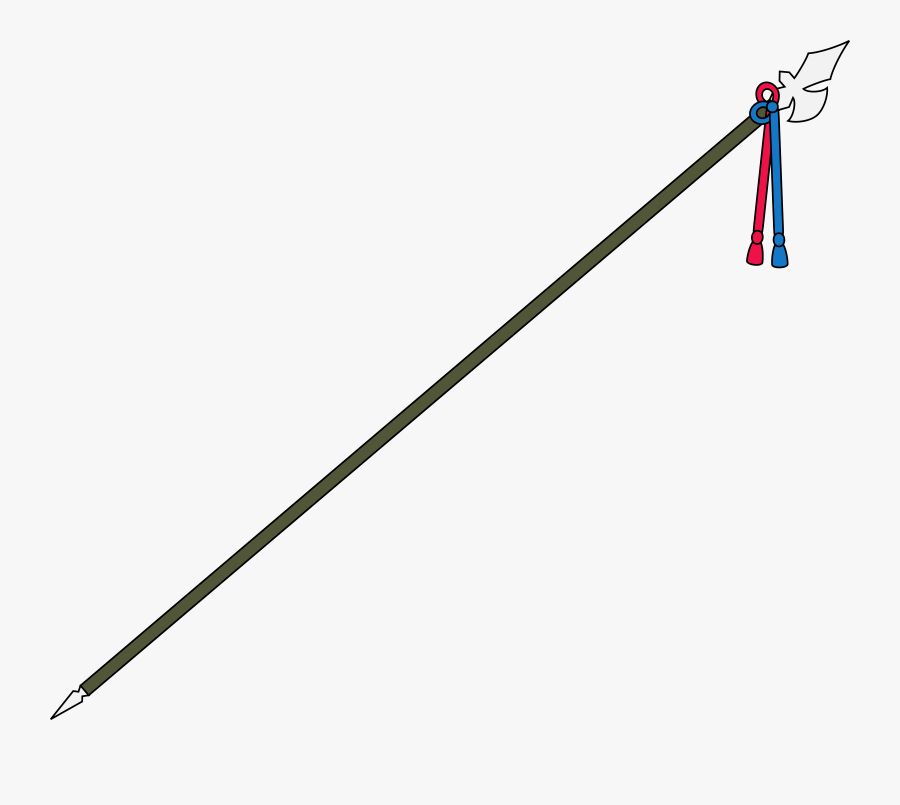 Pole Arm Clip Arts - English Spear, Transparent Clipart