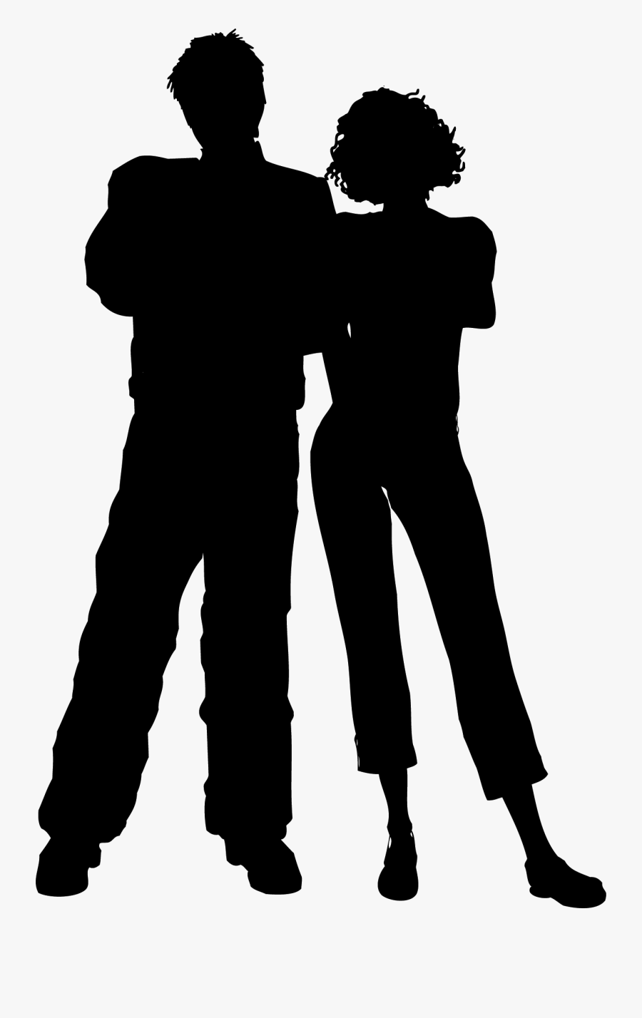 People Silhouettes Pinturas Africanas Pinterest - Friends Silhouette, Transparent Clipart