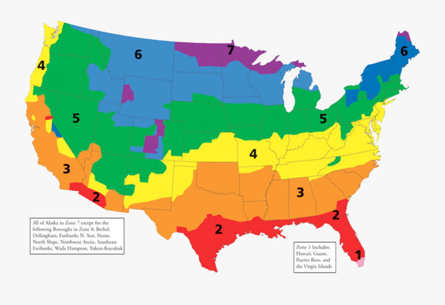 Climate Zone Map Of The United States Clipart Best - Republican And Democratic Counties, Transparent Clipart