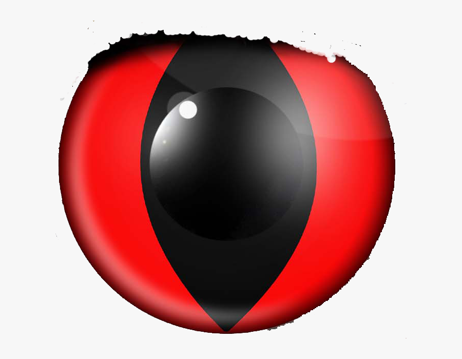 Cat Eye Red - Red Eye Contacts Png, Transparent Clipart