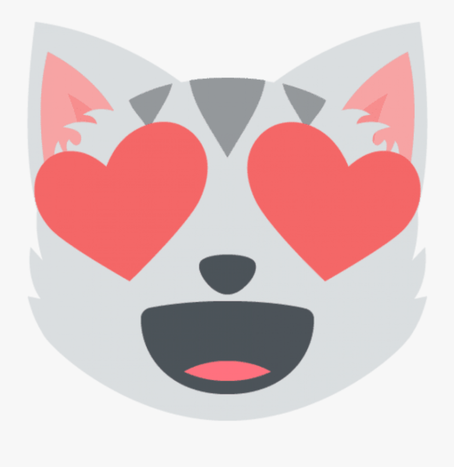 Free Png Download Cat Heart Eyes Png Images Background - Cat Heart Eyes, Transparent Clipart