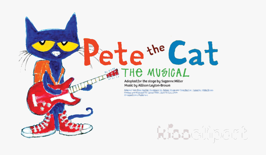 Pete The Cat Theatreworks Clipart Clip Art Transparent - Pete The Cat Reading Bulletin Board, Transparent Clipart