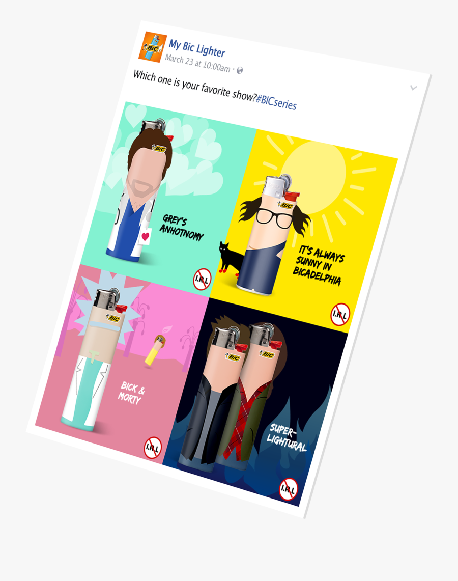 My Bic Lighter - Flyer, Transparent Clipart
