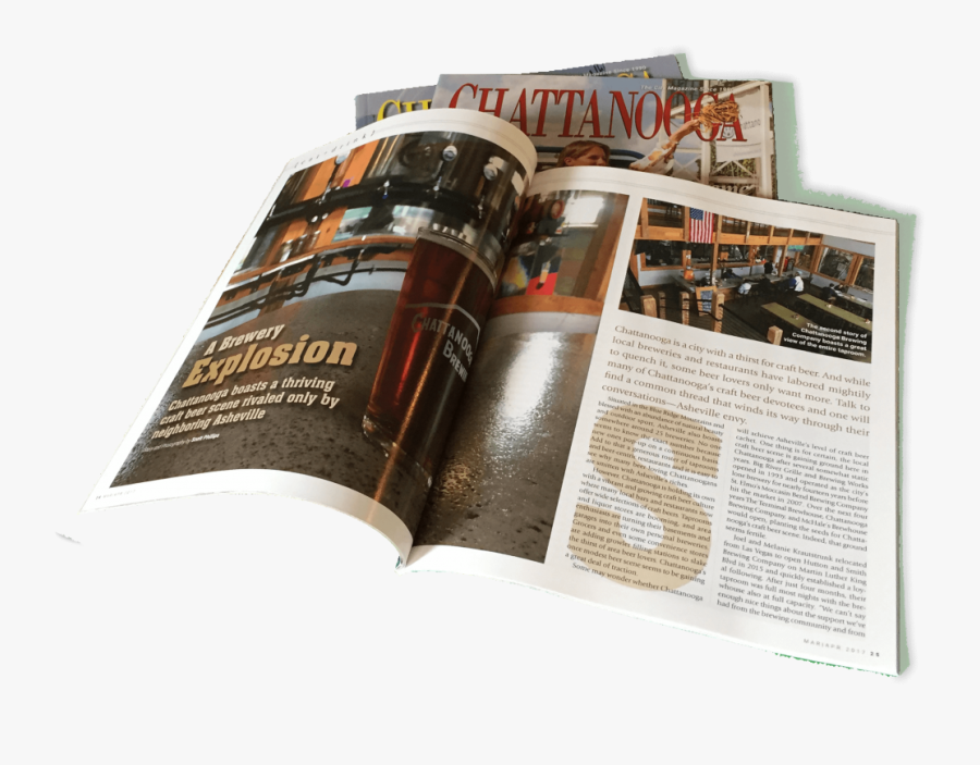 Chattanooga Magazine - Magazine - Magazine, Transparent Clipart