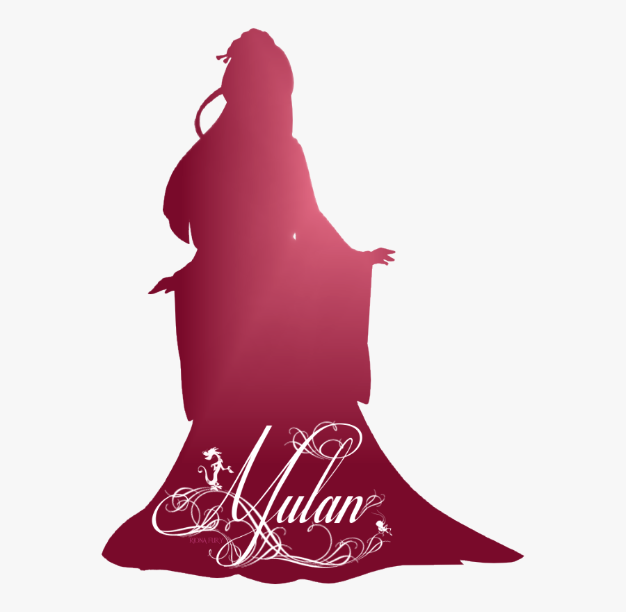 Transparent Disney Mulan Clipart - Mulan Disney Princess Silhouette, Transparent Clipart