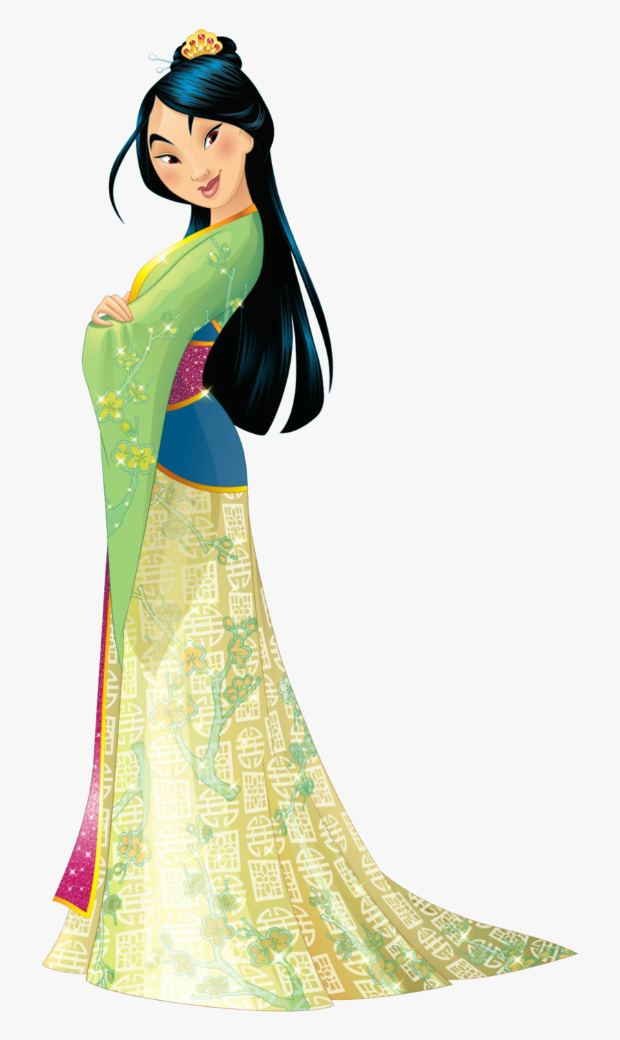 Mulan - 16 - Princess Mulan, Transparent Clipart