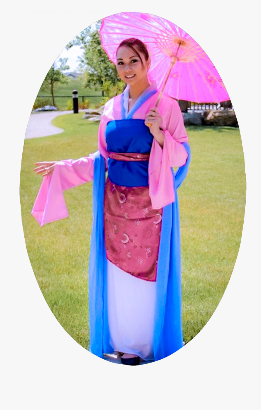 Mulan - Costume - Kimono, Transparent Clipart