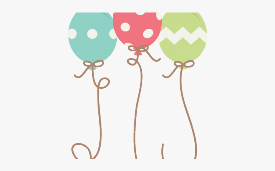 Cute Balloons Clipart, Transparent Clipart