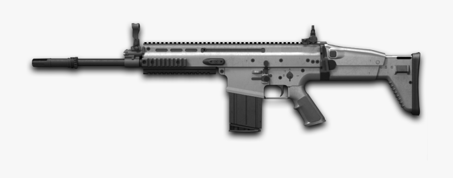 Fn Scar Sideview - Gun Side View Png, Transparent Clipart