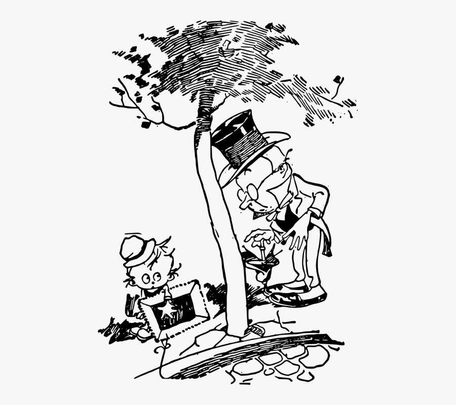 Umbrella, Boy, Man, Kid, Young, Hat, Kite, Topper - Clip Art, Transparent Clipart