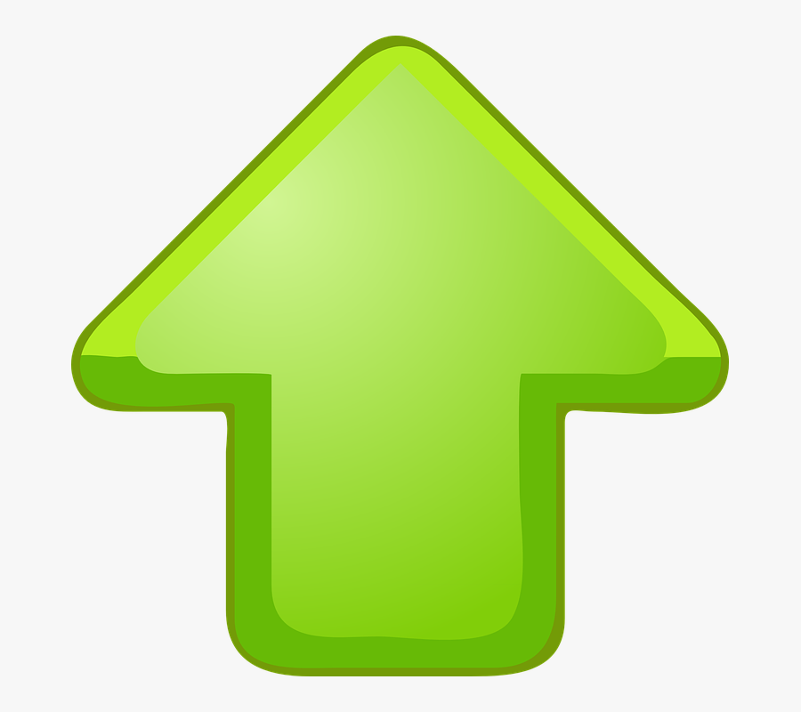 Up Arrow Green Svg Clip Arts - Howth, Transparent Clipart