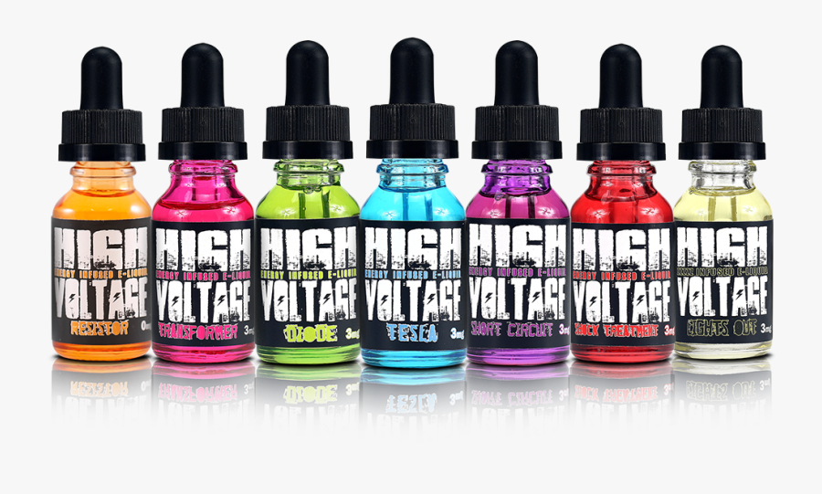 And Shop Vaporz Liquid Cigarette Vape High Clipart - High Voltage Ejuice, Transparent Clipart