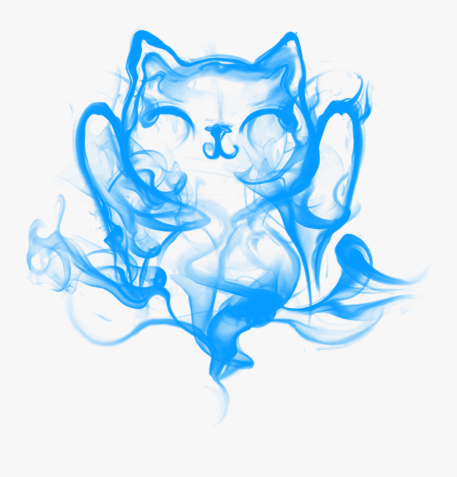 ##freetoedit #cat #vape #smoke #cloud #blue - Smoke Vape Edit, Transparent Clipart
