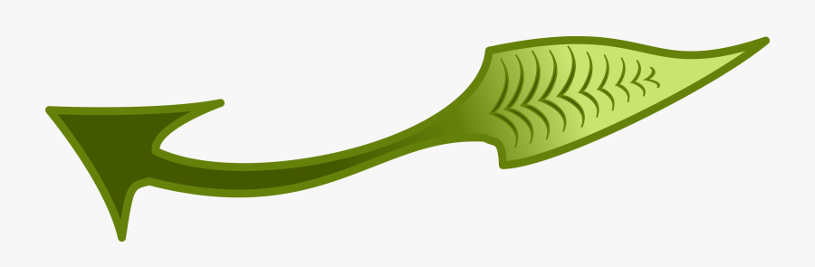 Dbb // Green Leaf Arrow Clip Arts - Arrow Leaves Clip Art, Transparent Clipart