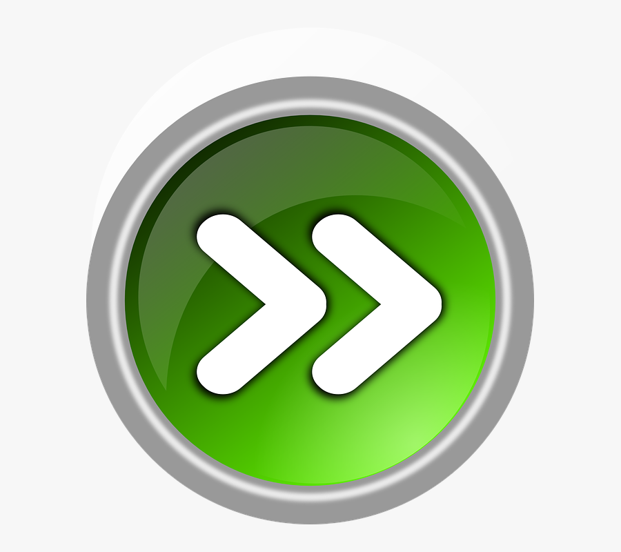 Double Arrow Button Svg Clip Arts - Life Fast Forward Button, Transparent Clipart