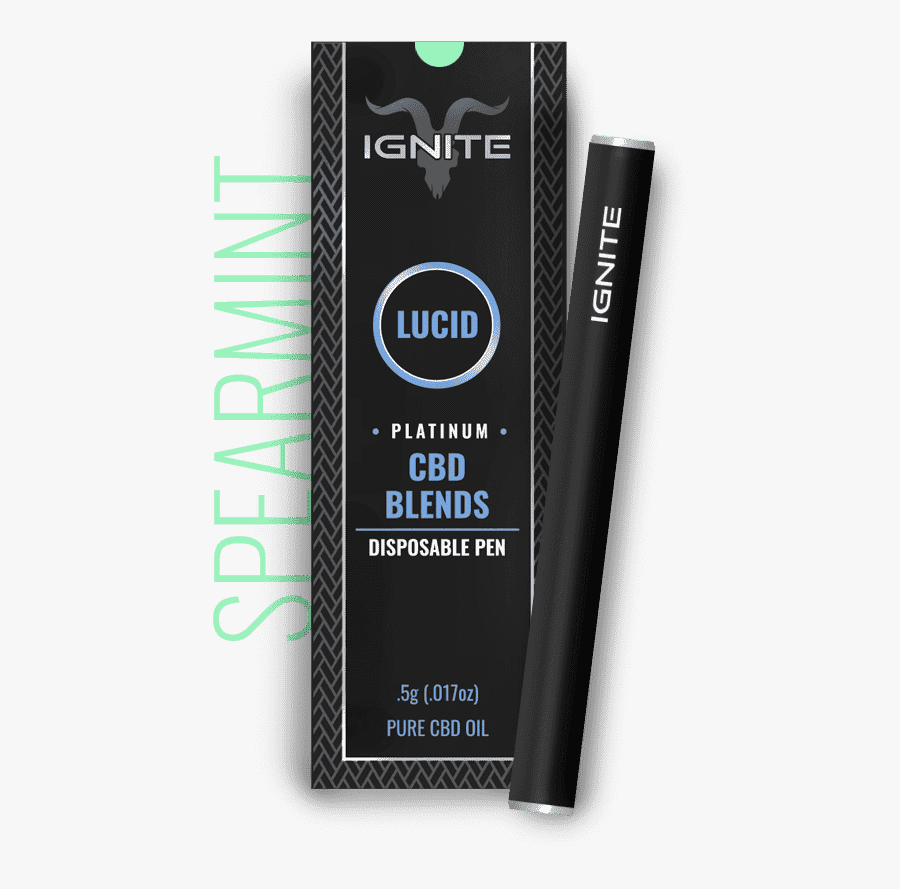 Spearmint Vape Pen - Cbd Vape Pen Ignite, Transparent Clipart