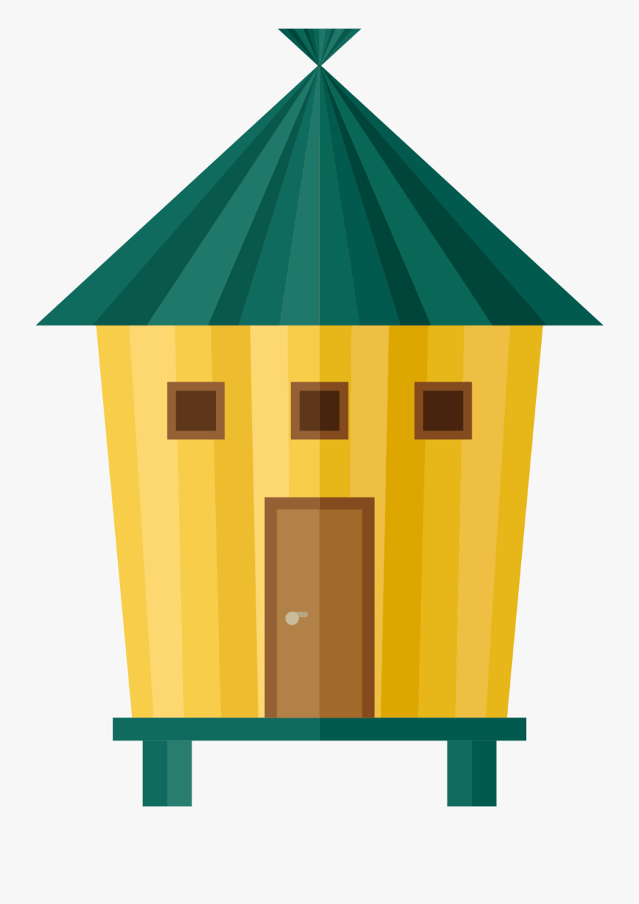 Shack Steeple Illustration House Download Free Image - Ilustrasi Rumah Gubuk, Transparent Clipart