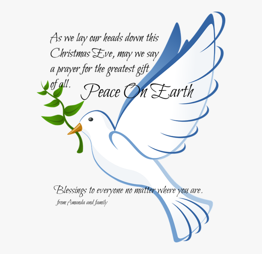 Dove Clipart Christmas Peace - Batak Christian Protestant Church, Transparent Clipart