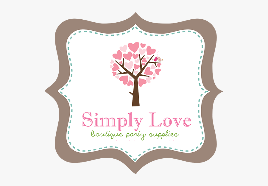 Simply Love Boutique Party Supplies - Heart Tree, Transparent Clipart