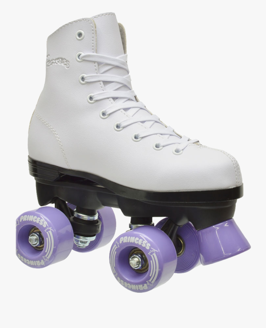 Transparent Roller Skates Png - Purple And White Roller Skate, Transparent Clipart