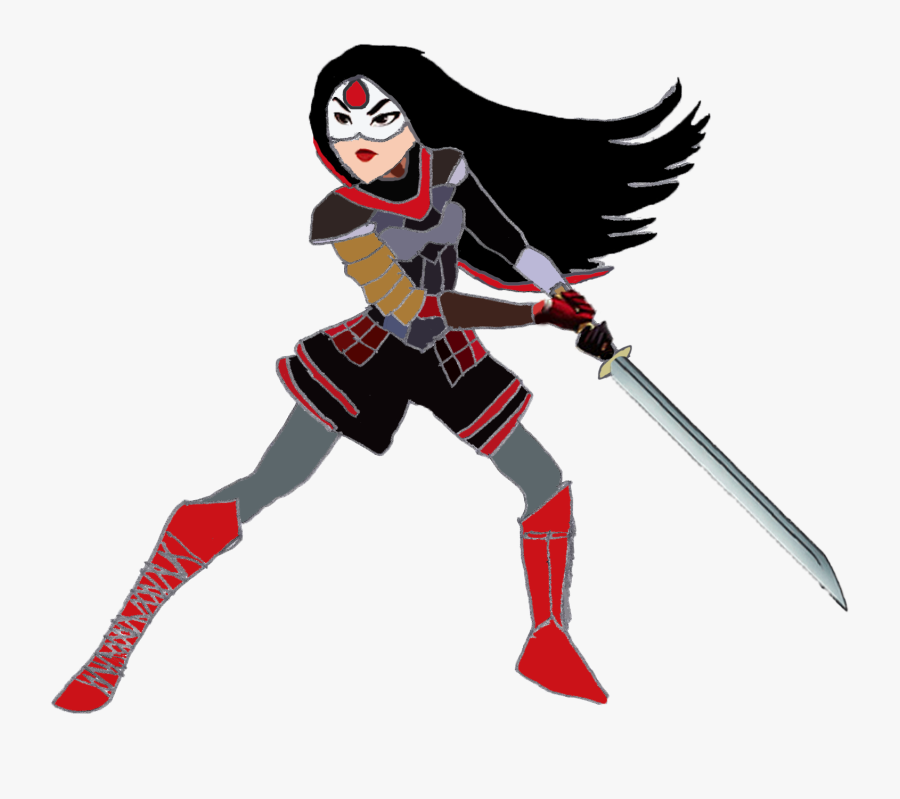 Drawing Katana Warrior Transparent Png Clipart Free - Young Justice Katana, Transparent Clipart