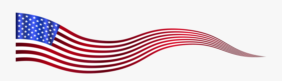 Line,red,united States - Banner Of American Flag, Transparent Clipart