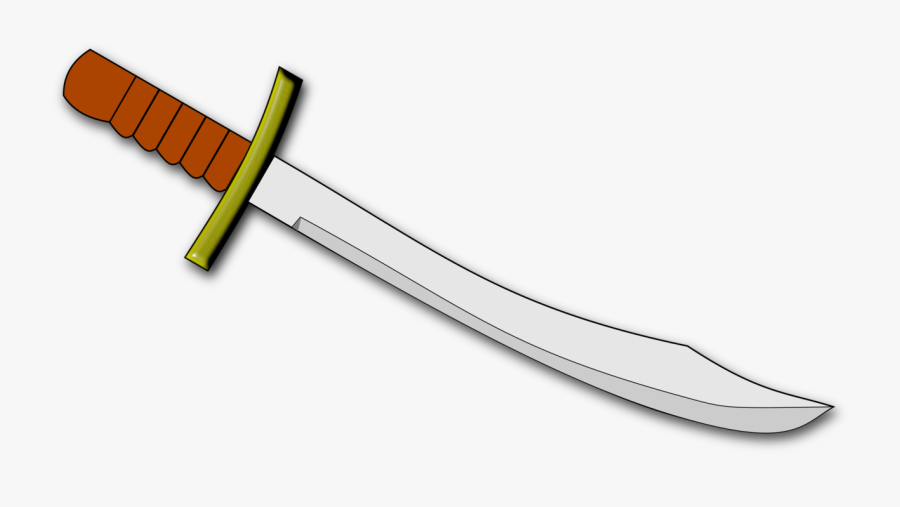 Angle,weapon,cold Weapon - Scimitar Clipart Transparent, Transparent Clipart