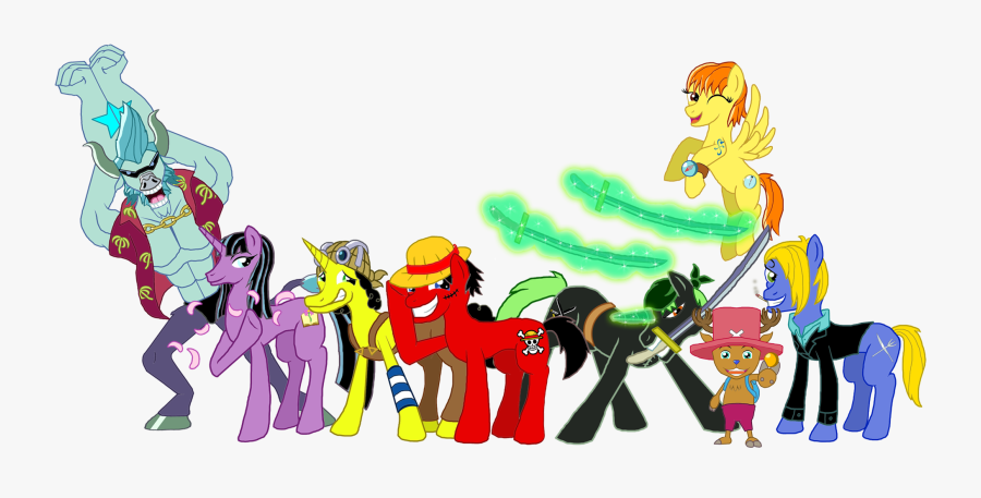 Moheart7, Cigarette, Franky, Hat, Katana, Minotaur, - One Piece Mlp Version, Transparent Clipart