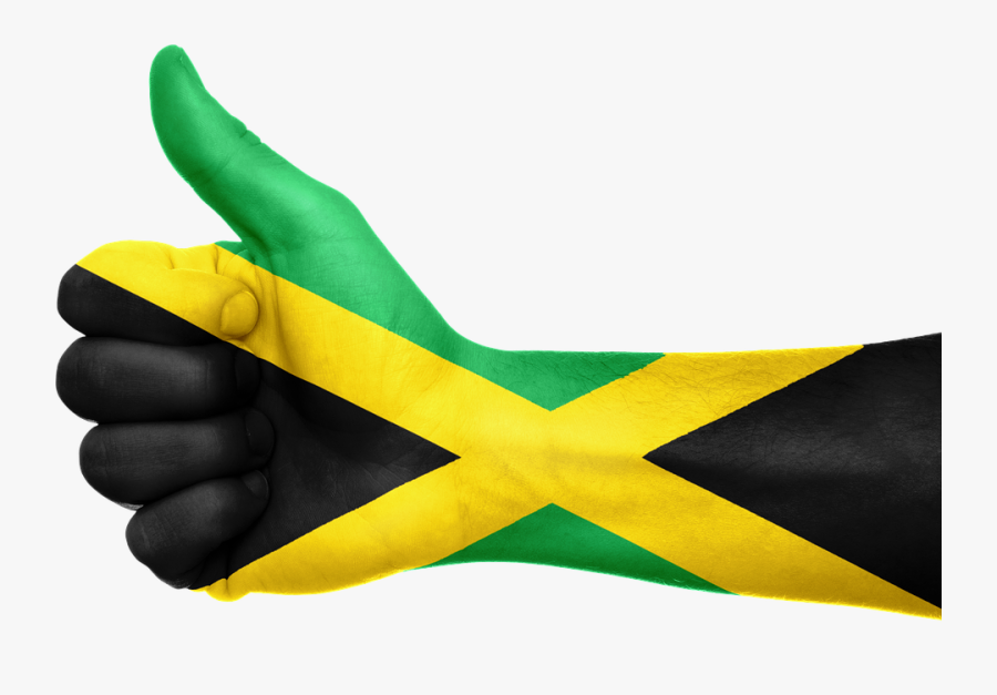 Jamaica Flag Hand - Independence Day Jamaica Song, Transparent Clipart