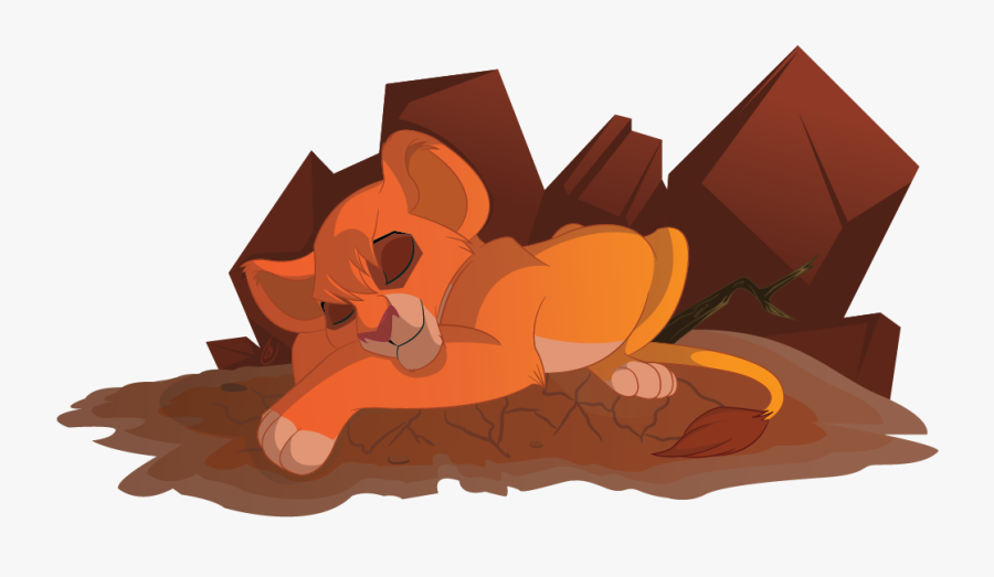 Clipart Squirrel Sleeping Beauty - Lion King Sleeping Cub, Transparent Clipart