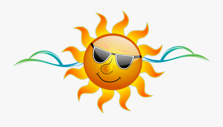 July Divider - Sun Summer Clipart Png, Transparent Clipart