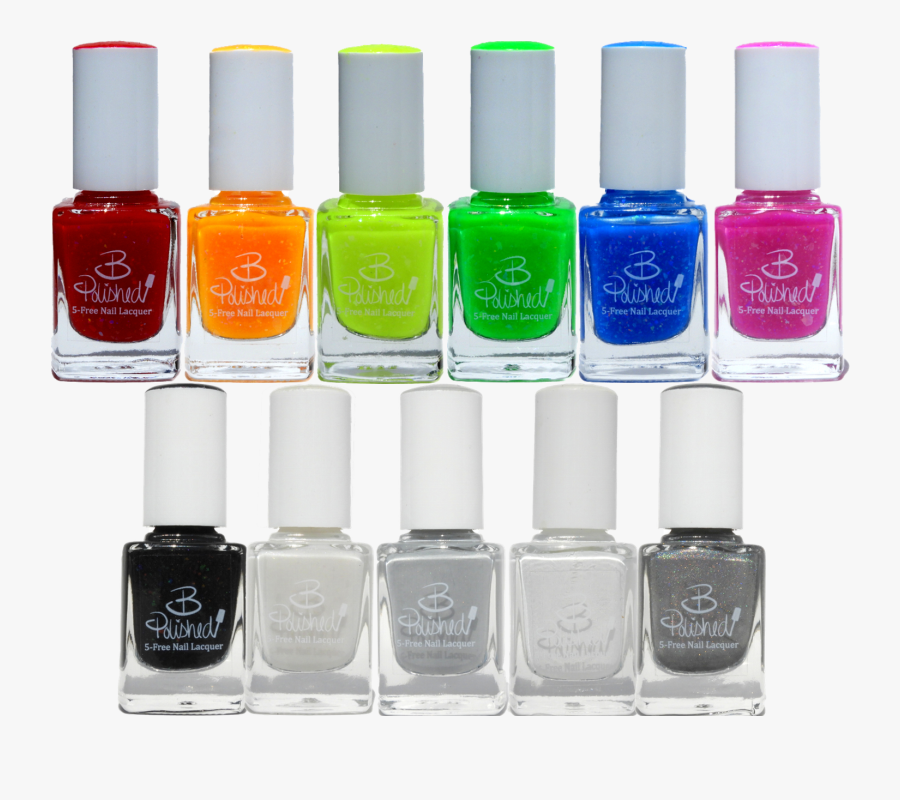 Transparent Nail Polish Bottle Clipart - Nail Polish, Transparent Clipart