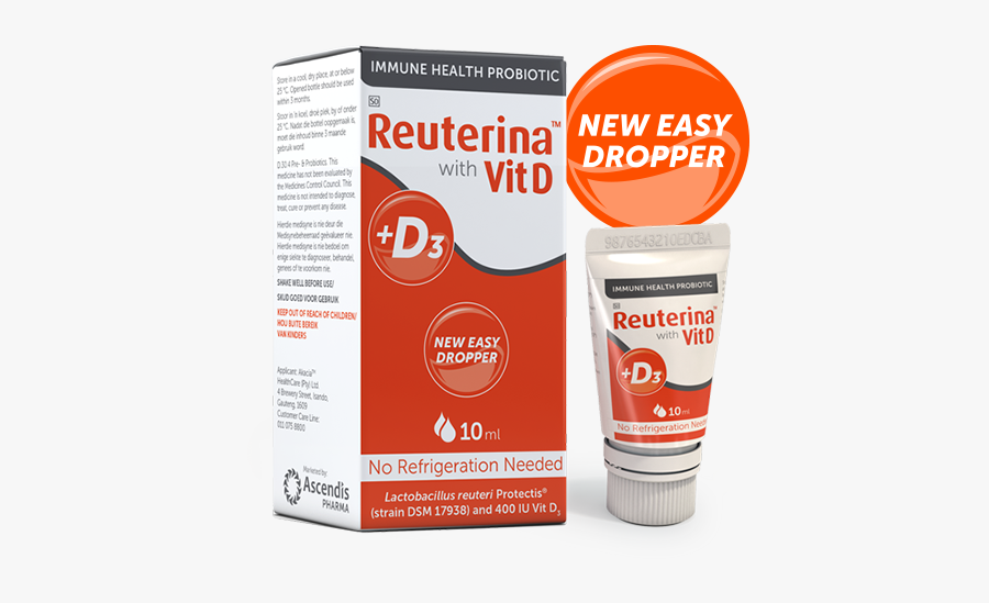 Reuterina™ Vit D - Reuterina Vitamin D Drops, Transparent Clipart