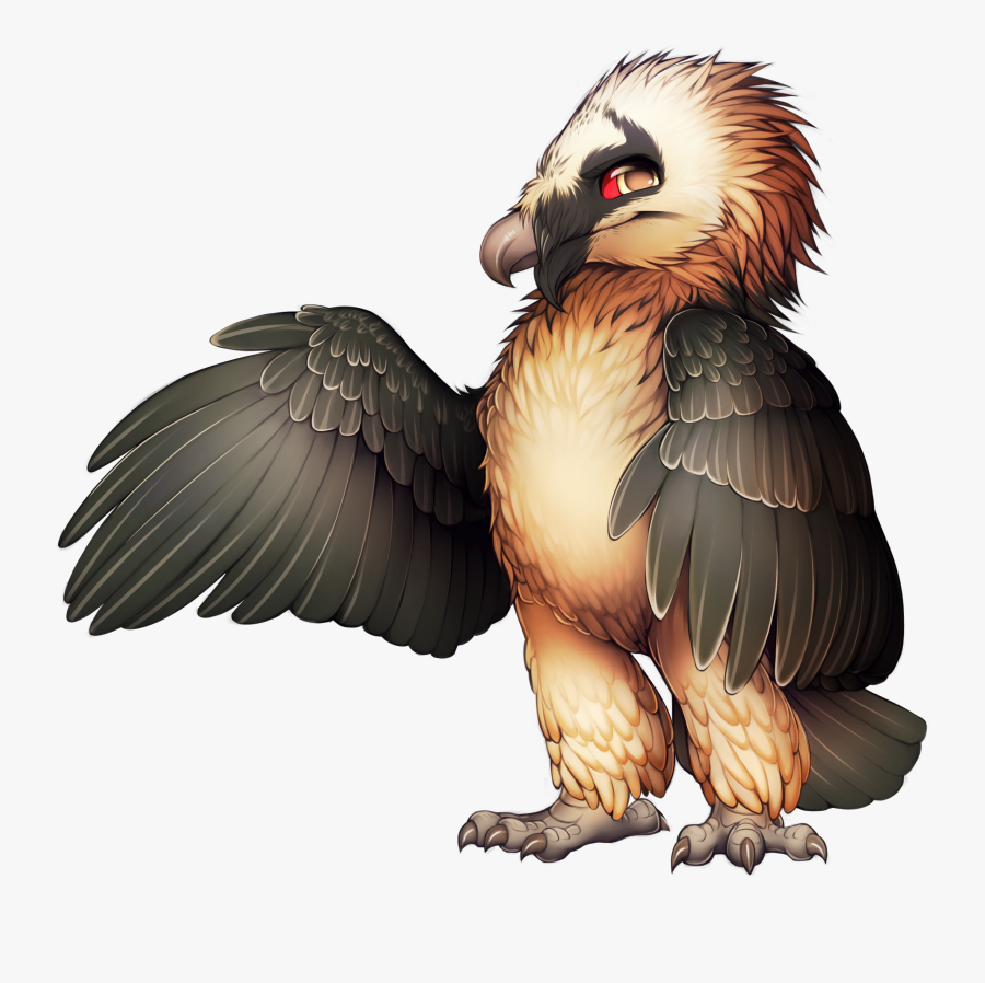 Transparent Bearded Dragon Clipart - Furvilla Bearded Vulture, Transparent Clipart