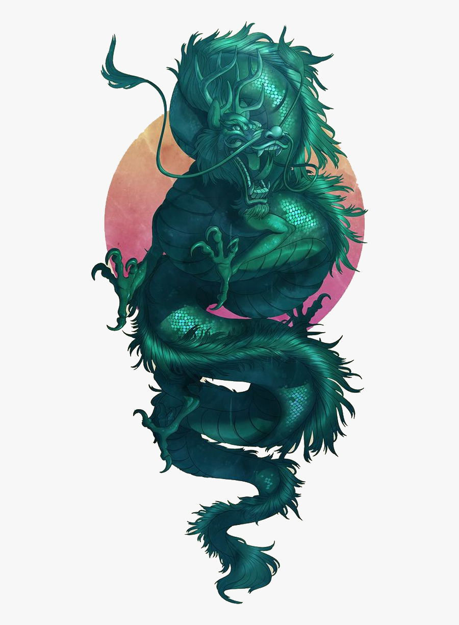Jade Dragon Tattoo Designs, Transparent Clipart