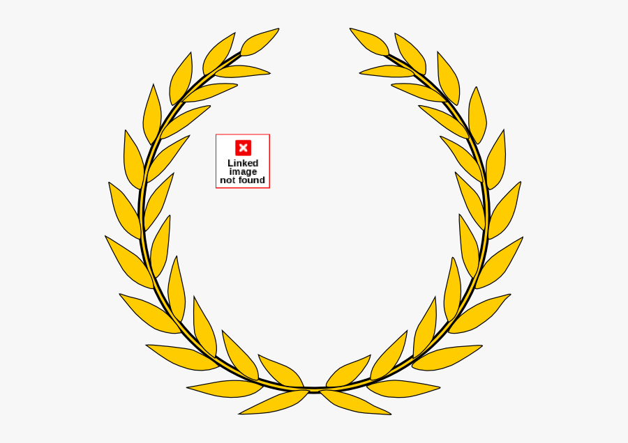 Gold - Border - Clip - Art - Clip Art Olive Branches, Transparent Clipart