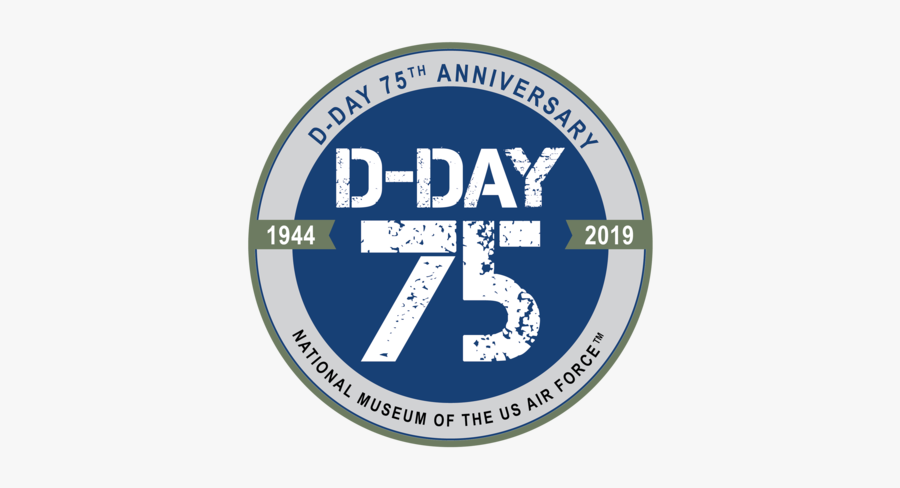 D-day 75th Anniversary Logo - D Day 75 Logo, Transparent Clipart