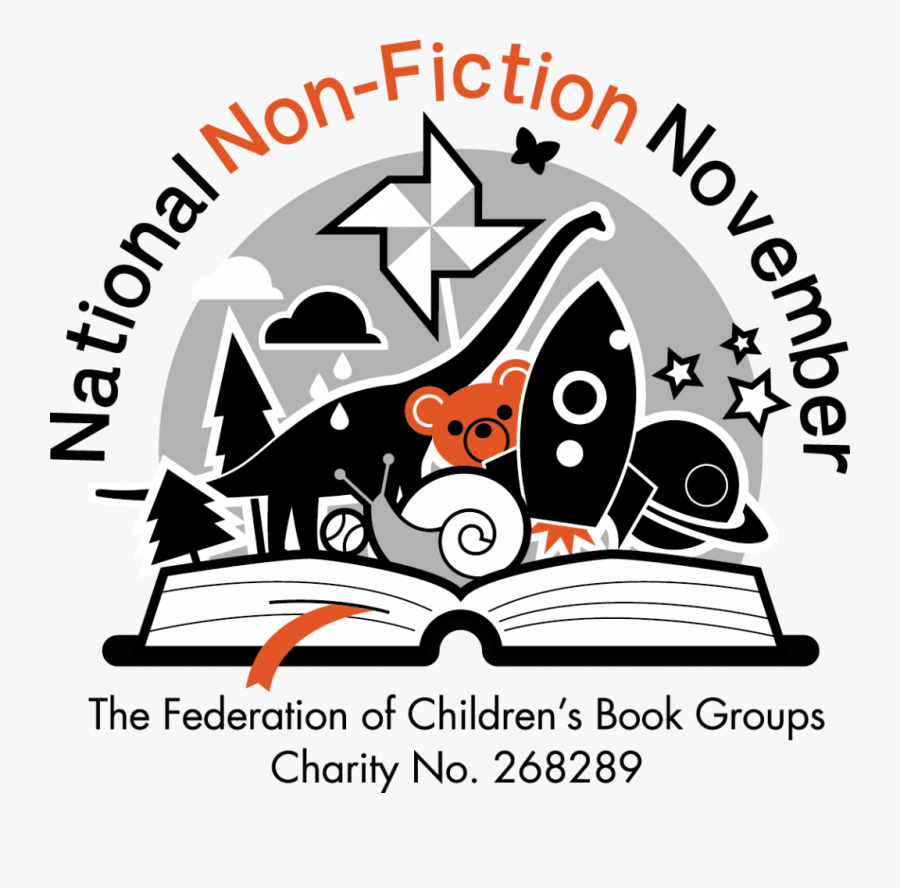 Literacy Clipart Non Fiction - National Non Fiction November, Transparent Clipart