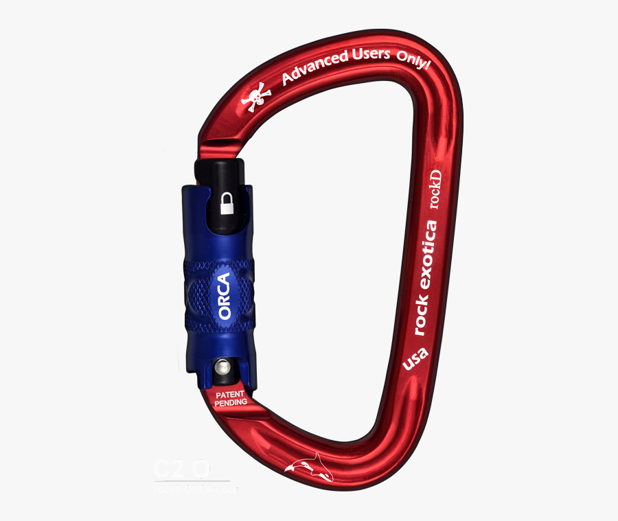 Rockd Orca-lock Carabiner - Rock Exotica Rockd, Transparent Clipart