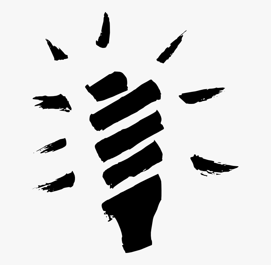 Drawn Light Bulb Transparent, Transparent Clipart
