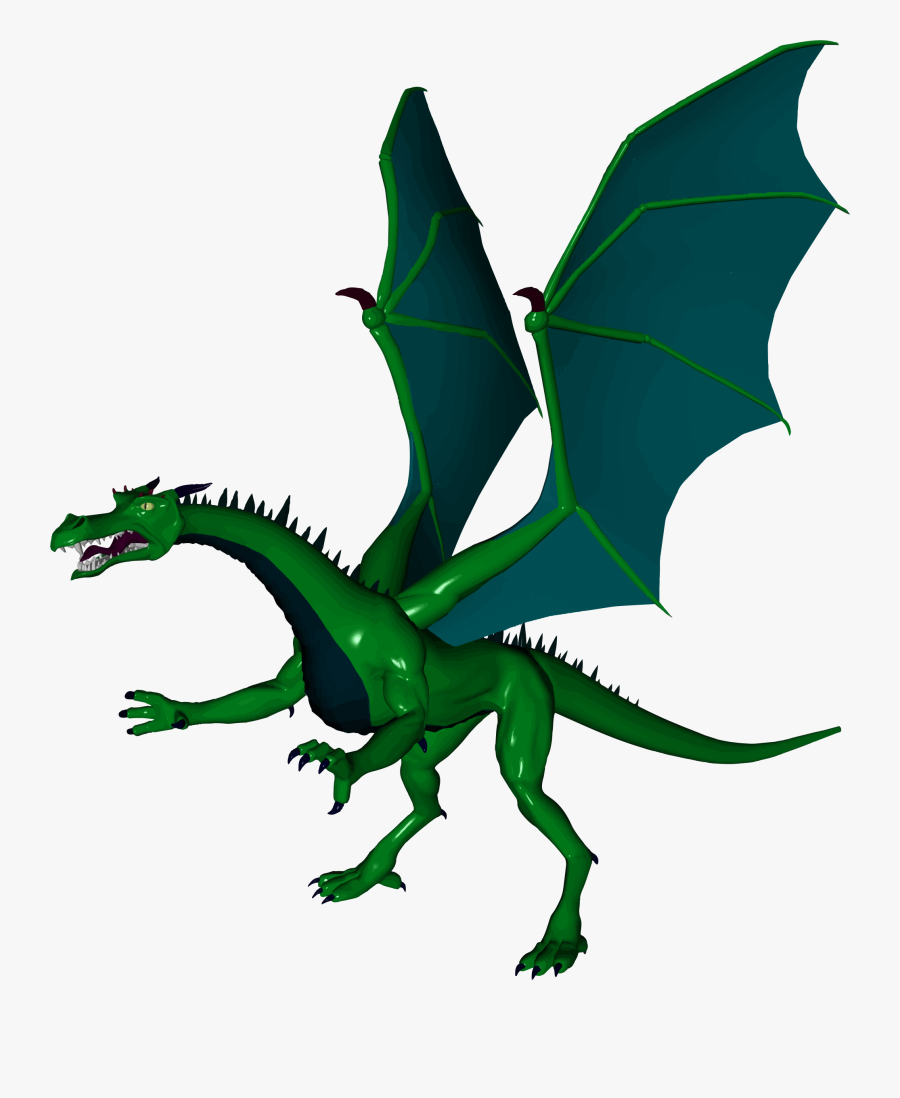 Transparent Dragons Clipart - Clipart Green Dragon, Transparent Clipart