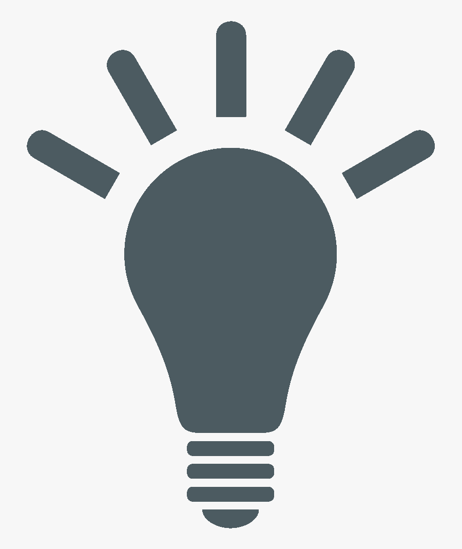 Transparent Zoom Icon Png - Light Bulb Yellow Icon, Transparent Clipart