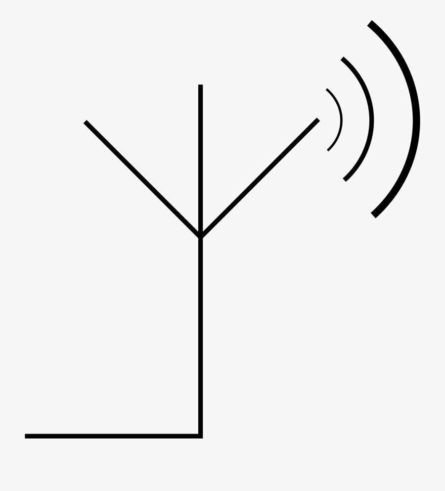 Antenna Clipart Free For Download - Line Art, Transparent Clipart
