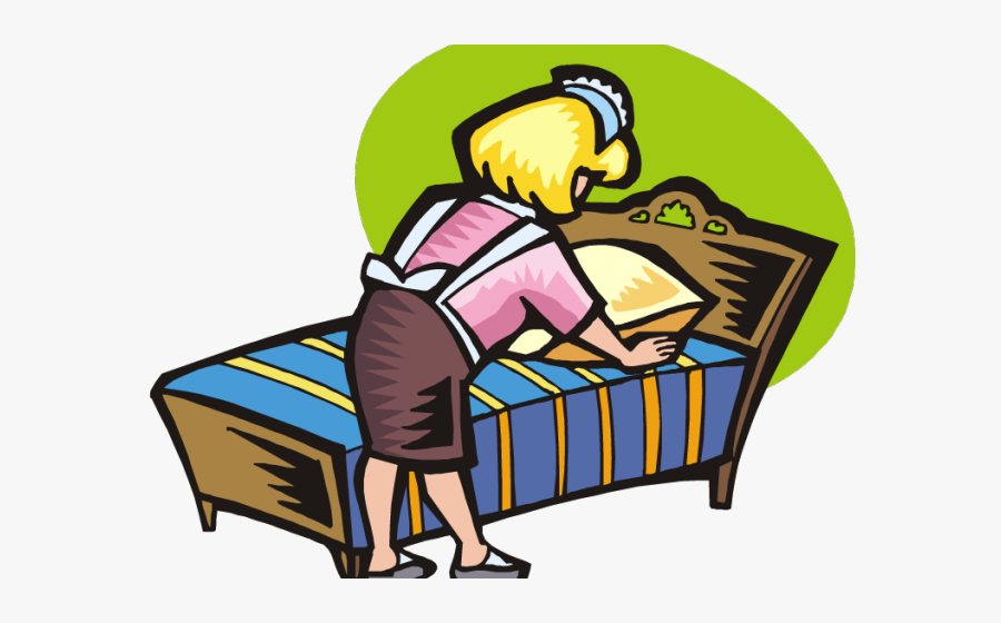 Set The Bed Cartoon, Transparent Clipart