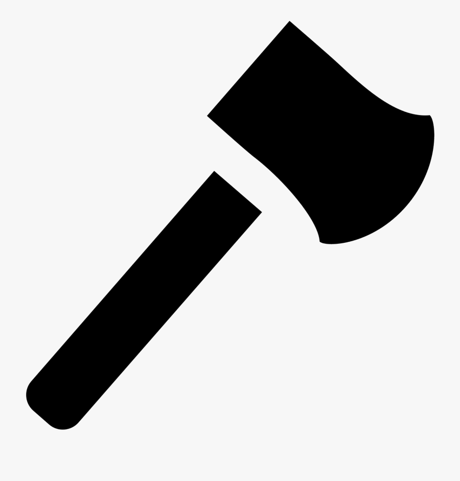 Hatchet Icon, Transparent Clipart