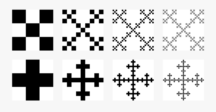 Symbol Electric Socket Proscan - Vicsek Fractal, Transparent Clipart